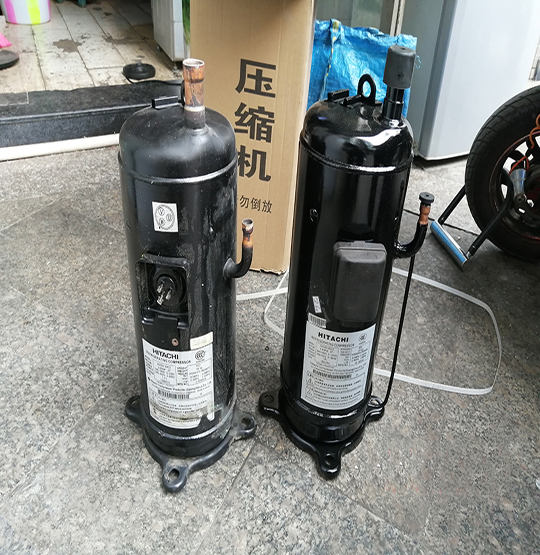 汤原中央空调压缩机的更换维修