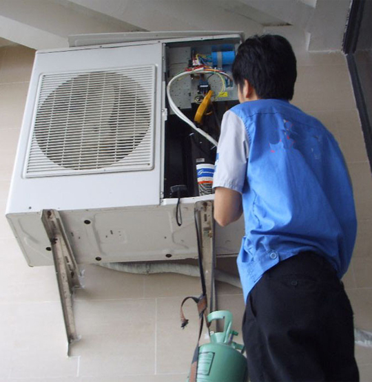 汤原空调开机无反应维修